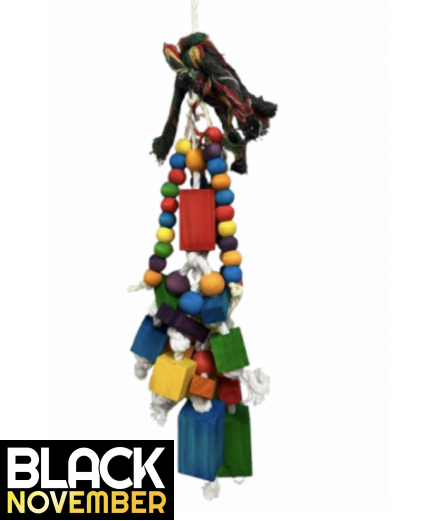 9 X Parrot Toy Pack - African Grey, Amazon, Cockatoo, Macaw Etc - RRP £148.91 - Pack 5